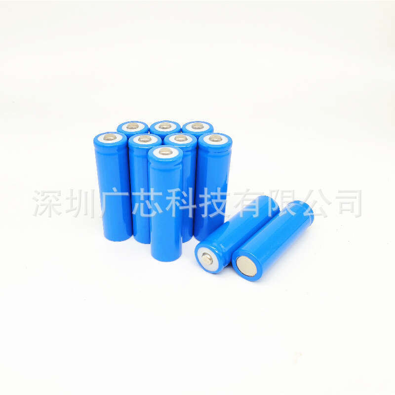 14500 lithium 3.7V pointed 500mAh beauty instrument intelligent lock alarm clock wireless mouse No.5 rechargeable battery. 