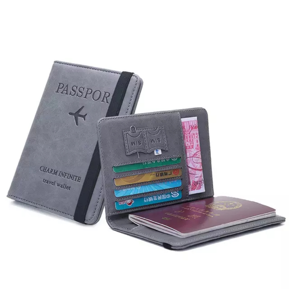 RFID Blocking Passport Holder Wallet
