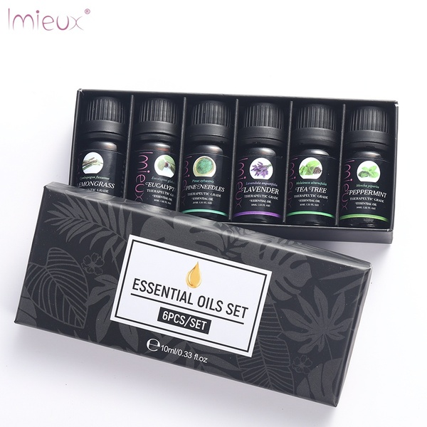 IMIEUX Pure Natural Essential Oils Set. 