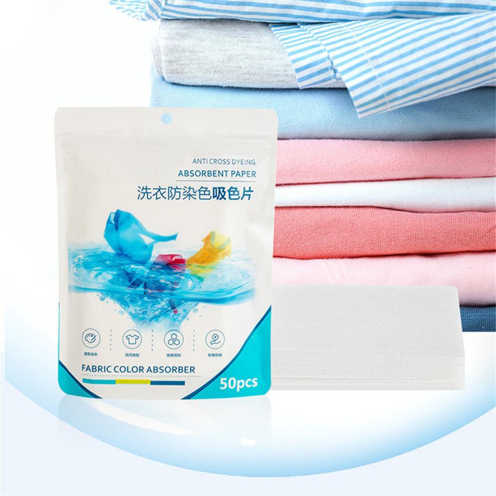 Laundry Detergent Tablet Sheet Washing Wipe Washing Machine Tide Color Catcher Grabber Sheet Bubble Cloth Anti Dyed Home. 