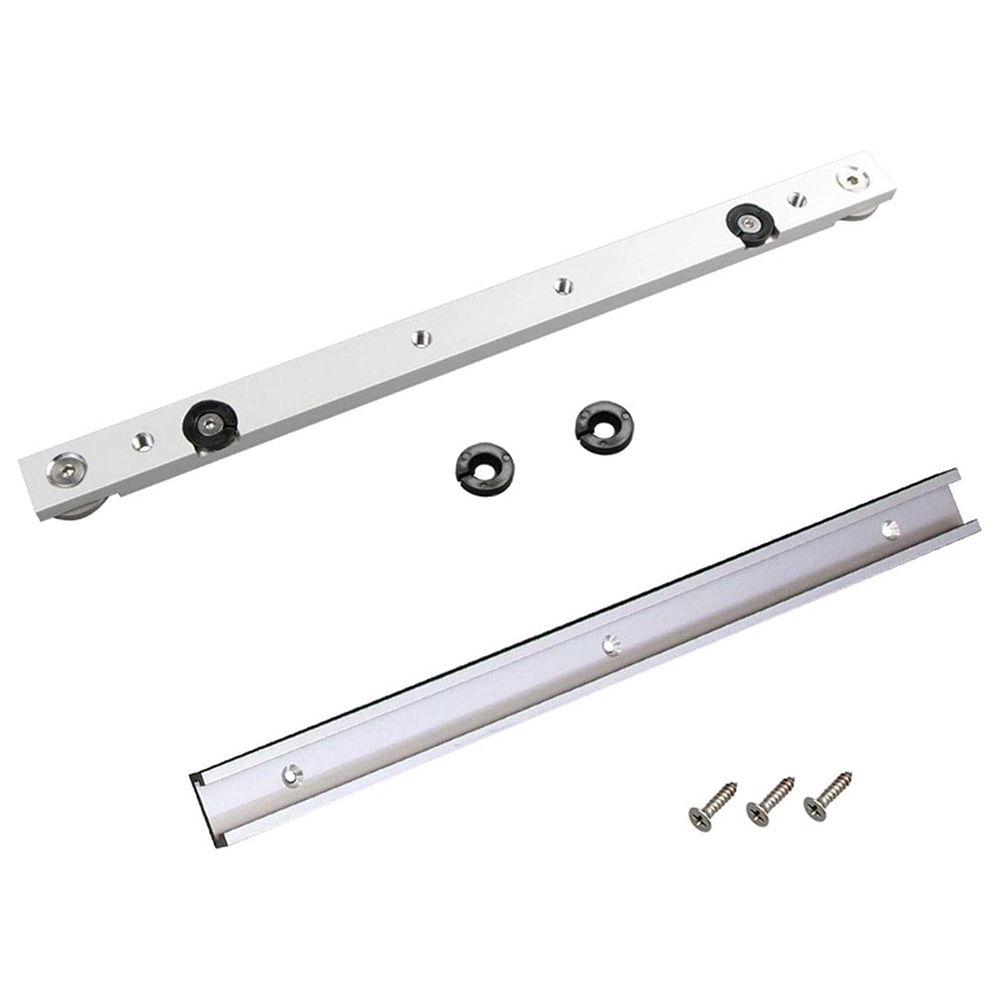 1 Set Aluminum Alloy T-Tracks Slot Miter Track and Miter Bar Tools