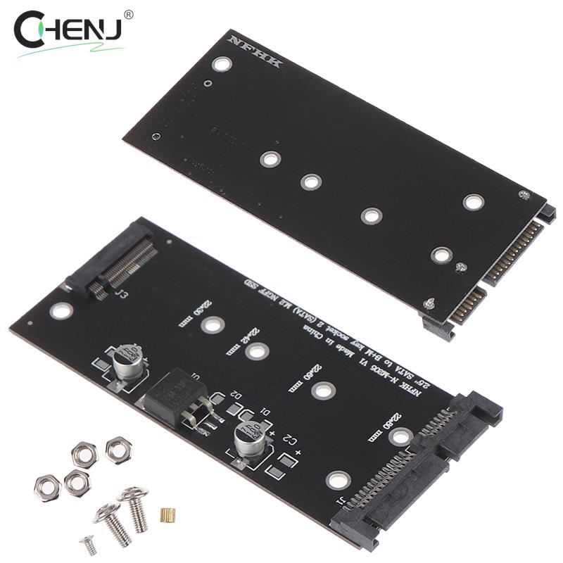 1pcs M.2 NVME SSD Convert Adapter Card NVME/AHCI SSD Upgraded Kit For SATA Revision I/II/III (1.5/3.0/6.0 Gbps)