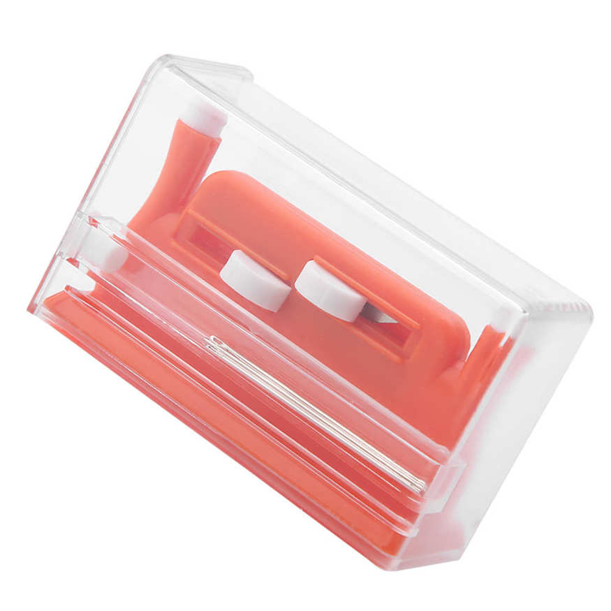 Red Sewing Helper Wire Stitch Insert Needle Threader Plastic Craft Machine Tools. 