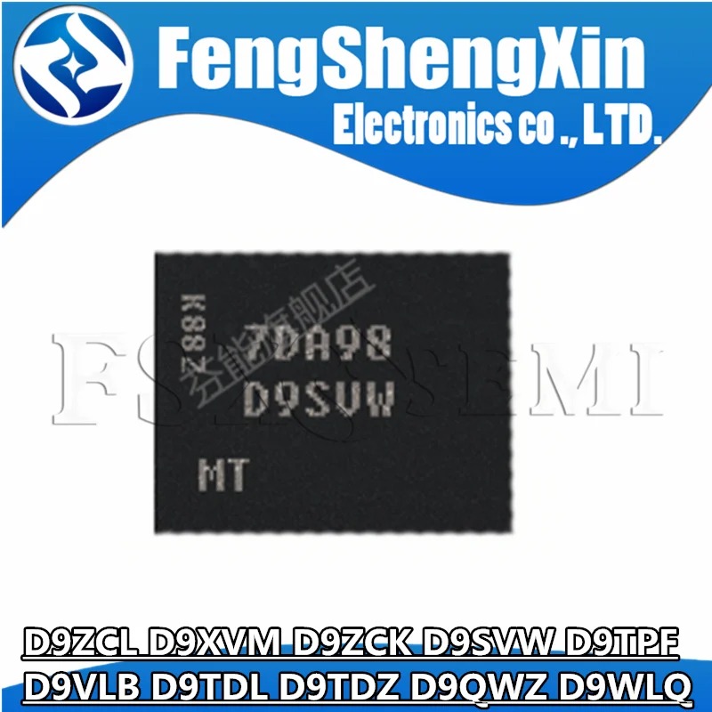 1pcs D9ZCL D9XVM D9ZCK D9SVW  D9TPF D9VLB D9TDL D9TDZ D9QWZ D9WLQ memory Chips MT53E2G32D4NQ-046 WT:A K3LK6K60BM-BGCP