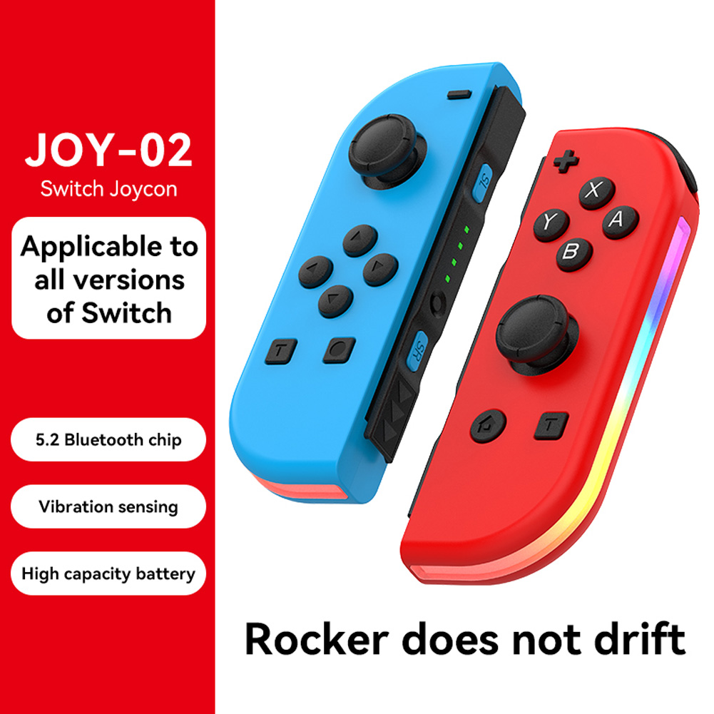 BeesClover Games Controller Wireless Color RGB Lighting Game Console Handheld Console With Dual Vibration Wake-up Compatible For Switch. 