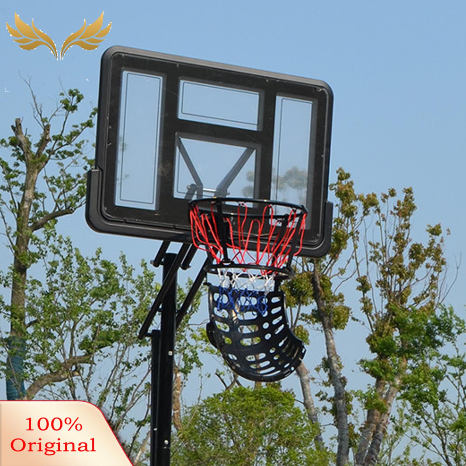 SuperRide Ball Return System Easy-Assembly Kick-Out Basketball Return Attachment. 