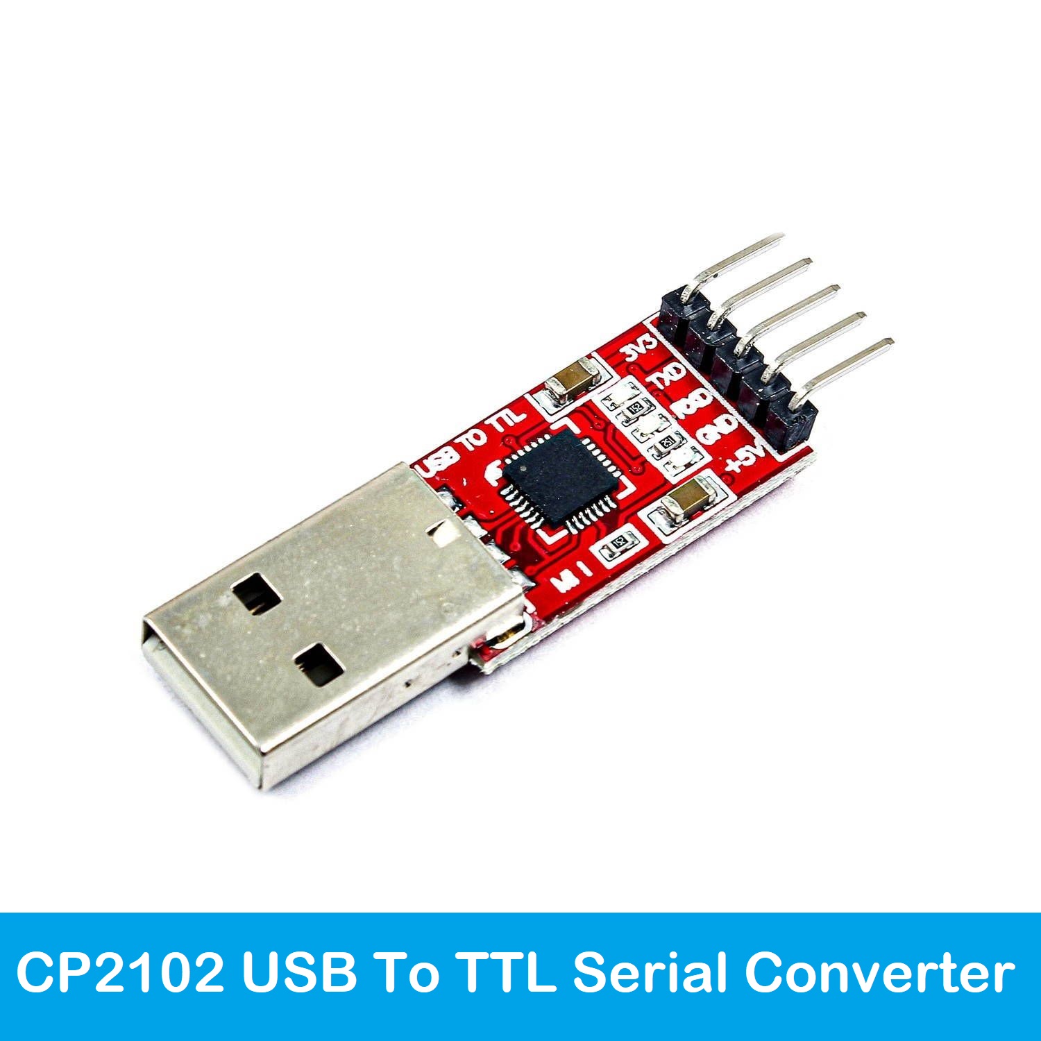 Avant-garde - CP2102 CP-2102 2102 5Pin Serial Converter USB 2.0 To TTL UART 5 Pin Serial Convertor STC Replace FT232 Module For. 