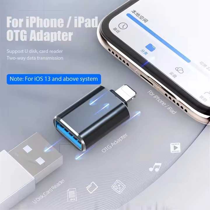 Wisdom OTG W-2 USB-A 3.0 to Lightning Converter. 