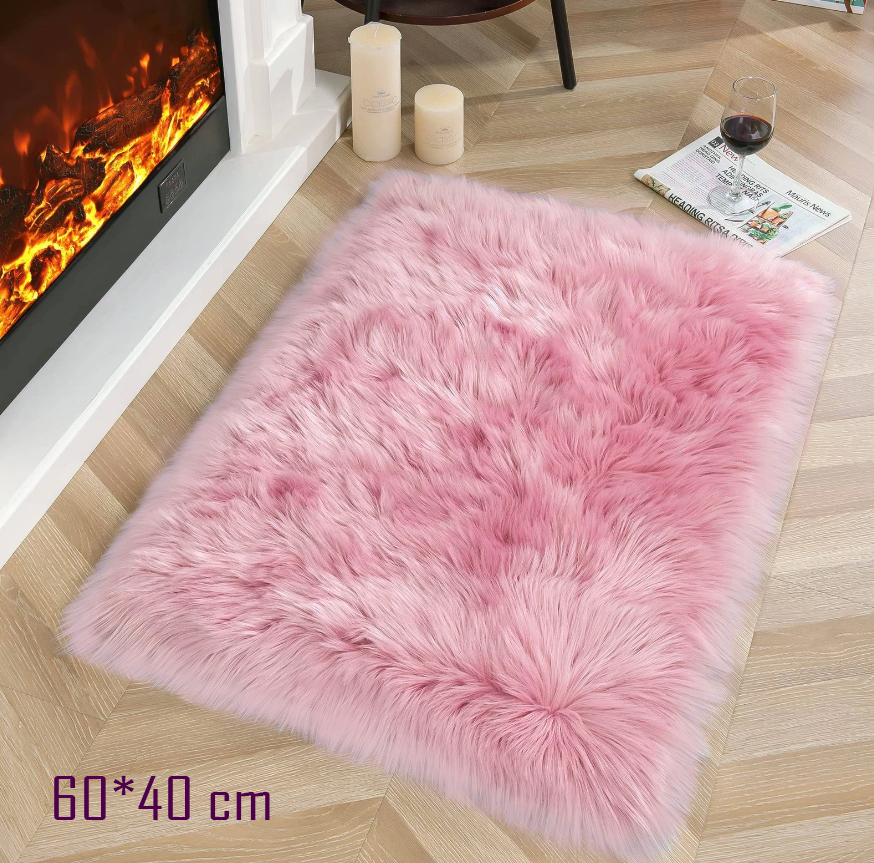 Soft Fur Carpet Fluffy Rugs, Hairy Fur Rugs Washable Faux Fur Rug For Kids Bedroom Home Decoration Sofas Cushions Mat Soft Carpet Sheepskin Rug. 