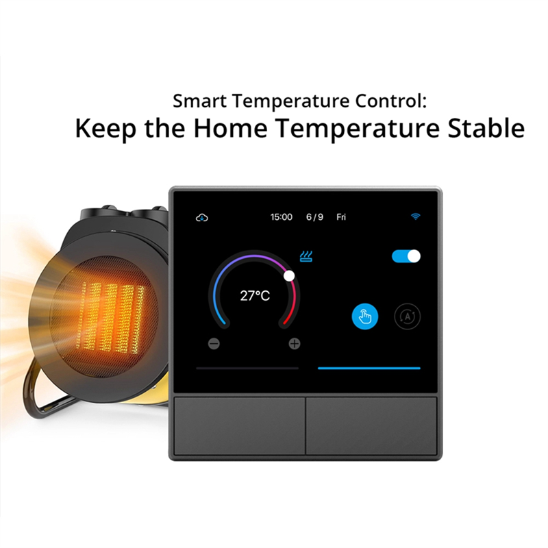 SONOFF NSPanel Smart Scene Wall Switch Integrated HMI Touch Screen Panel Home Automation Thermostat Durable Easy to Use EU Plug. 