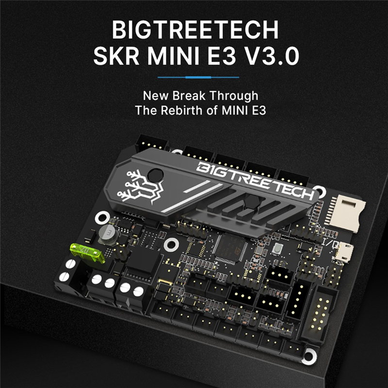 32Bit Control Board-1 x BTT SKR MINI E3 V3.0 32 Bit Motherboard
1 x cable(random color, cannot choose the specified color)Black. 