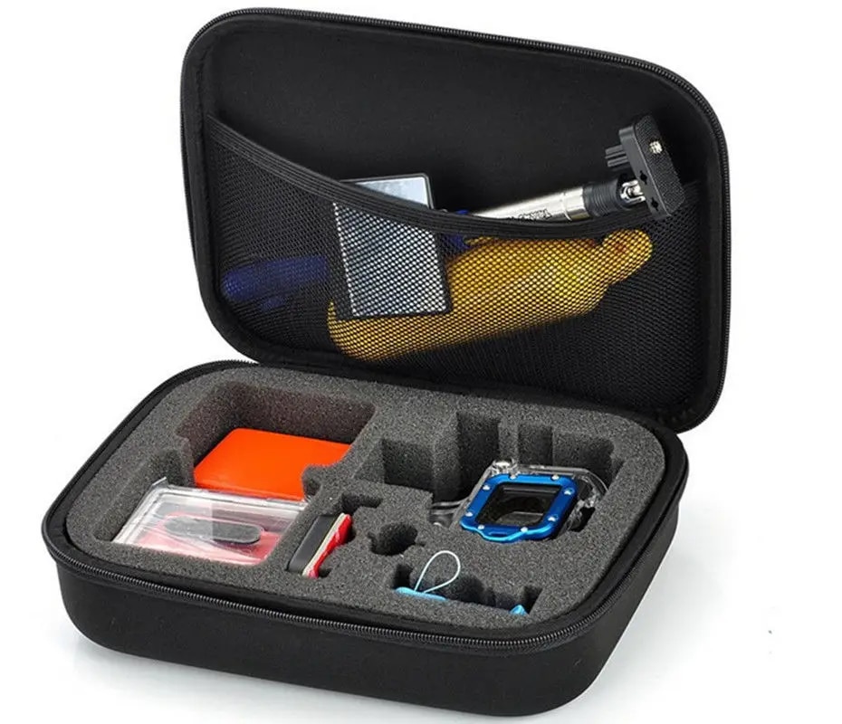 【Lejia】Action Camera Travel Storage Protective Bag Box for GoPro 7 6 5 4 3 2 SJCAM 6000 8000 9000 Xiao. 