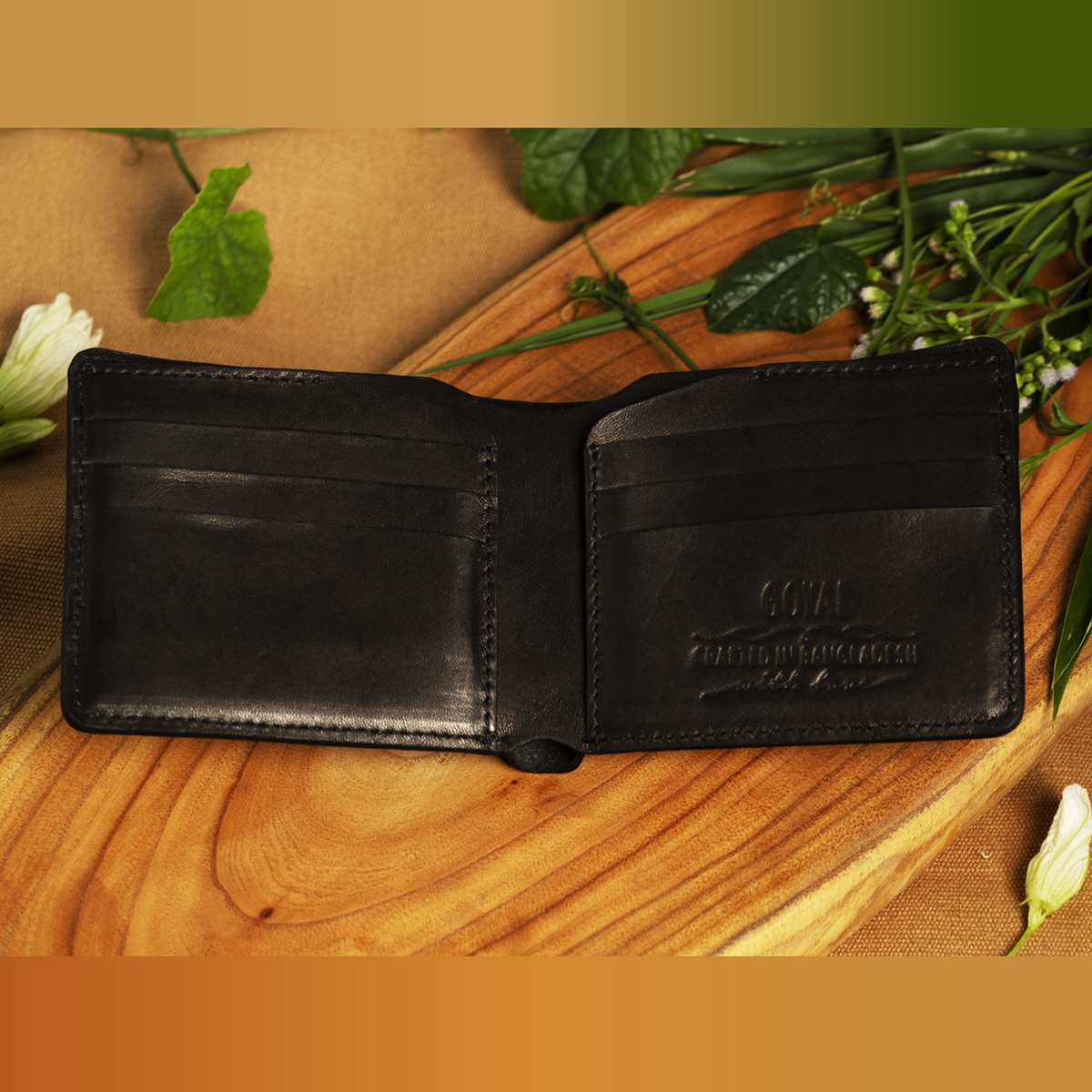 Goyal Leathert Bifold Wallet Pure Cow Leather. 