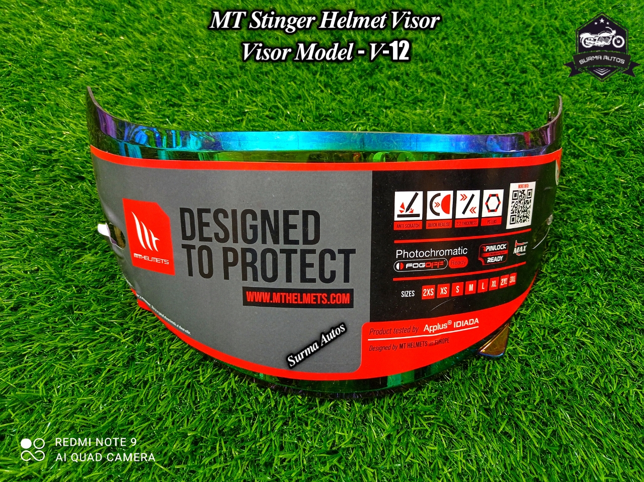 MT Stinger Helmet Visor (Model-MT-V-12). 