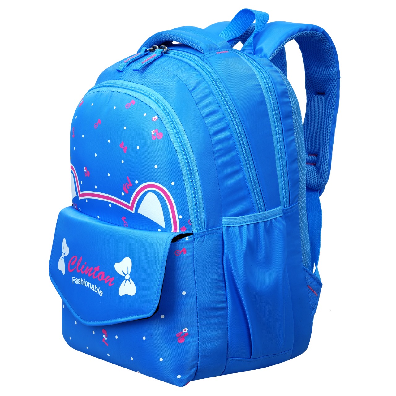 Espiral CLINTON Fashionable Cute Stitch Backpack for Teenager School Bag Baby Cartoon Backpack Boys Girls Stitch Laptop Travel Bags (Hight 17"). 