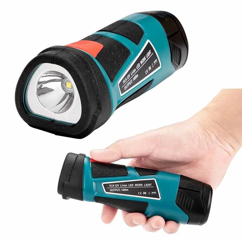 3W 10.8V-12V Handheld Worning Light Work Lamp Flashlight Torch LED Light for For Bosch Lithium Rechargeable Excluded Battery. 