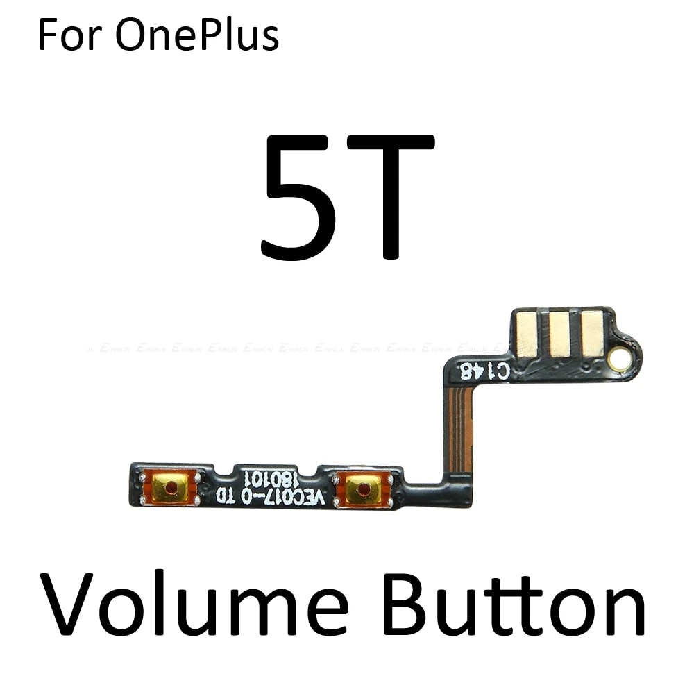100% New Volume Button Power Switch On Off Key Ribbon Flex Cable For OnePlus 3 3T 5 5T 6 6T 9R Replacement Parts. 