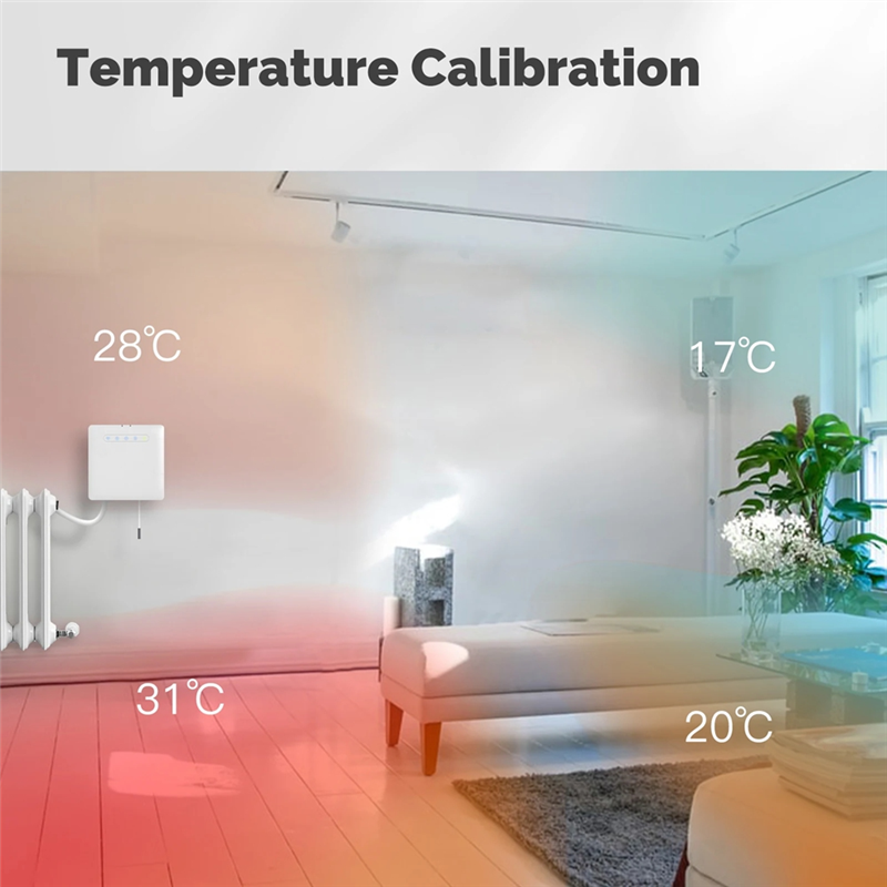 Wifi Smart Thermostat for Pilot Wire Heating Radiator for Electricity Monitoring App Remote Control(A). 