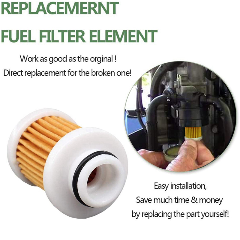 10PCS 6D8-WS24A-00 Fuel Filter for F50-F115 Outboard Engine 40-115Hp 30HP-115HP 4-Stroke Filter 6D8-24563-00-00