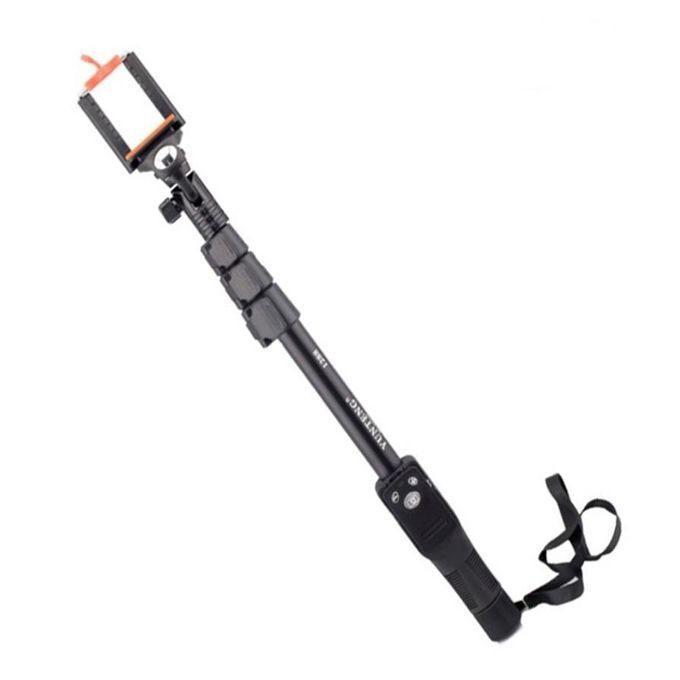 Yunteng YT1288 Bluetooth MonoPod Selfie Stick for Camera and Smartphone - Black