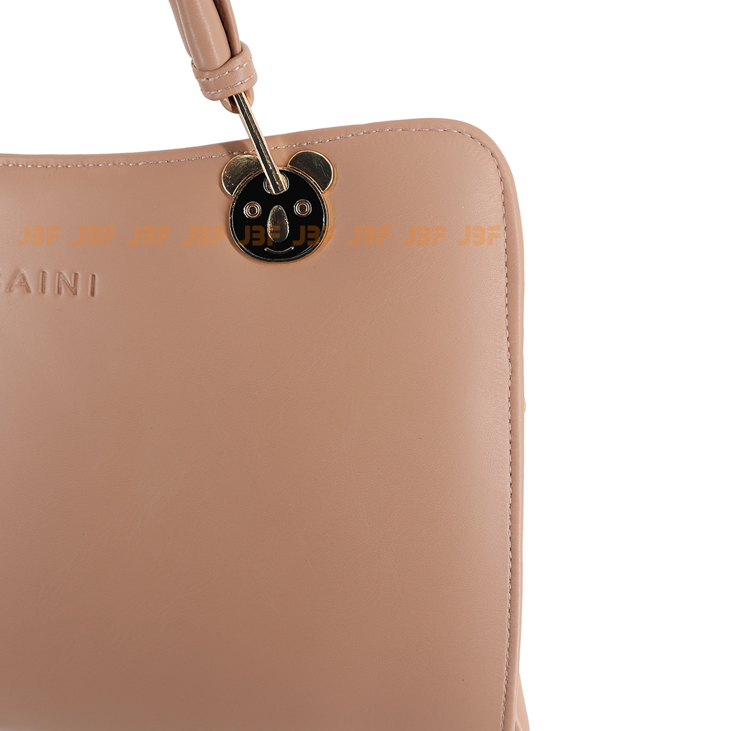 Caini  Tote Handheld Bag - Ivory Cream. 