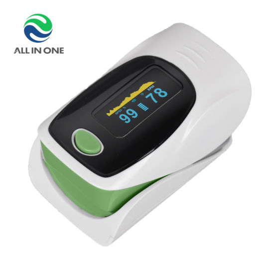 Fingertip Pulse Oximeter Color Monito