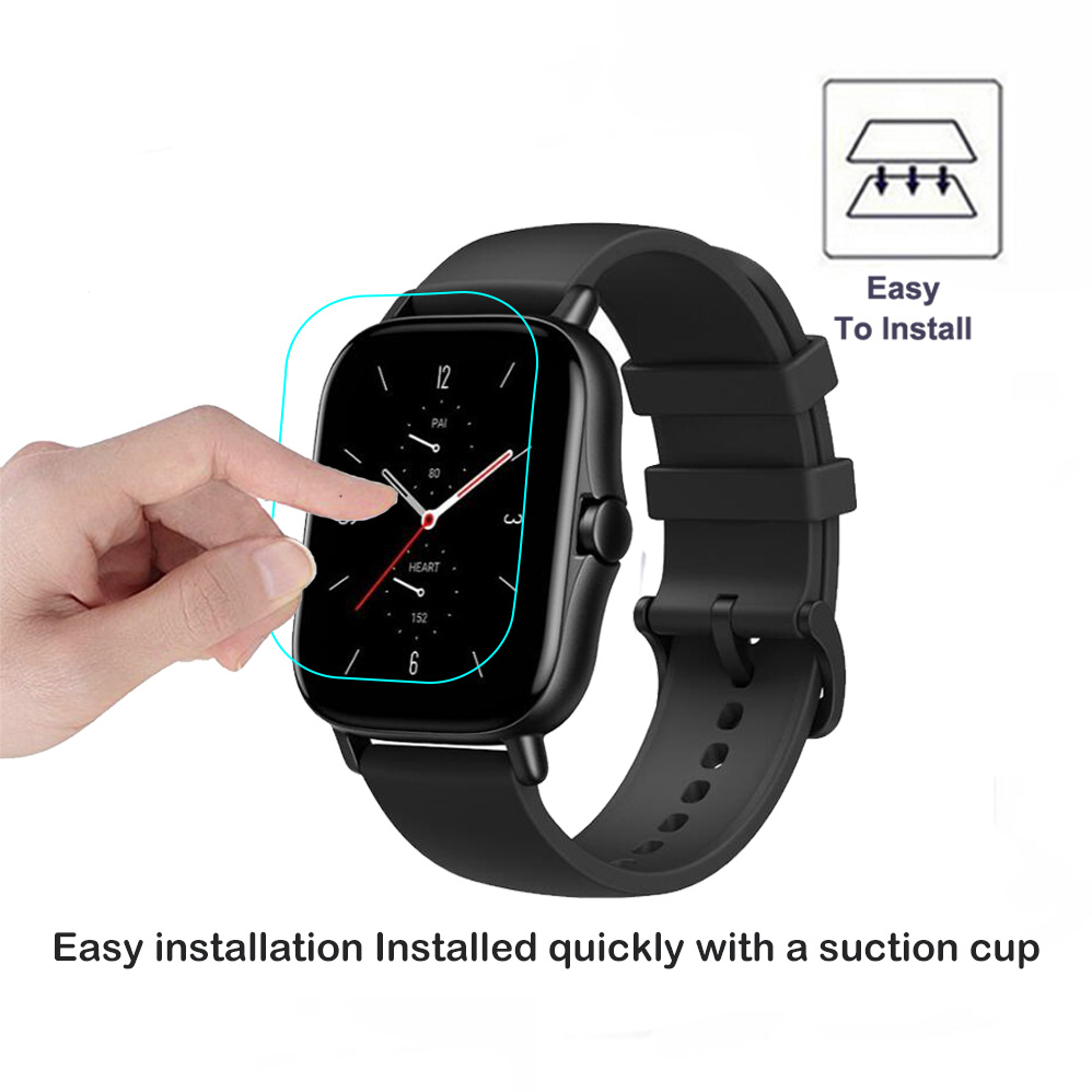 Full coverage of the protective film ro GTS2e GTSite GTCE S LBIT PA Mi Amaz5 pieces Xiaomi Mi Hua fit Bip 5 U S 2 3 4 Mini POP P 4 screen preservation TPU film. 