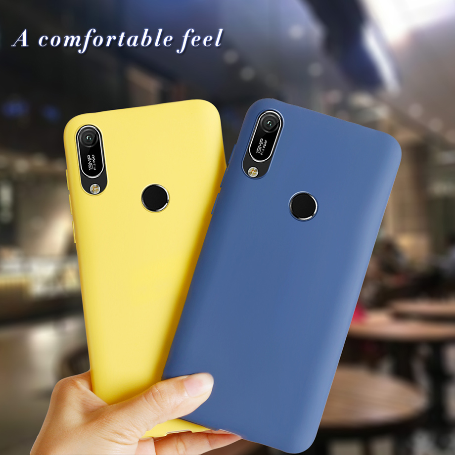 For Huawei Y6 2019 Case MRD-LX1 Silicone Soft TPU Back Cover Phone Case For Huawei Y6 Prime 2019 Y 6 6Y 2019 Bumper Shell Candy. 