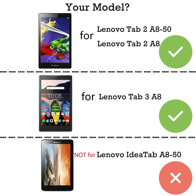 【3C VictoryEagle】for Lenovo Tab 3 8 TB3-850M/850F Slim Stand Leather Case for Lenovo Tab 2 A8-50 A8-50F A8-50LC 8.0" Flip Case capa. 