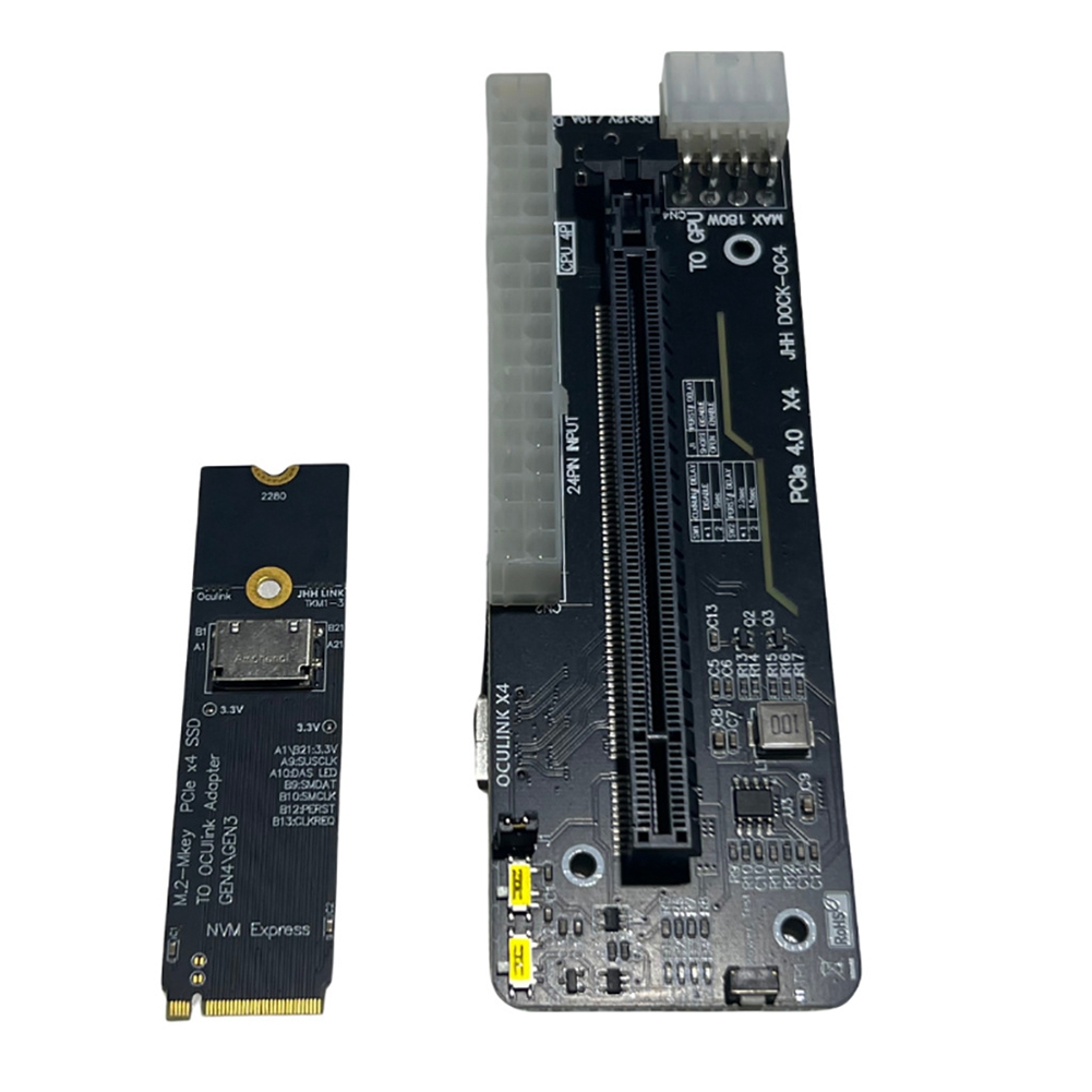 Fit for Oculink/M.2 NVMe External Graphics Card Laptop EGPU Case GPU Dock PCIE 4.0 X4 Gen4 Notebook GDP Expansion Card , C Replacement Parts 1Set. 