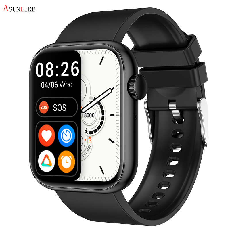 New QX7 Smart Band 1.85 Bluetooth Call One Click Direct Connection to True Blood Oxygen Temperature Sports Watch. 