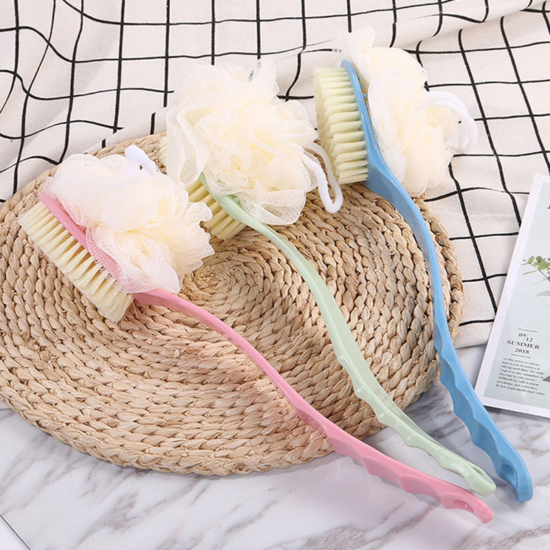 【The Edge of Beauty】New Long-handled crubbing Bruh Bath crubbing Towel Houehold Bathroom upplie oft Hair Bathing crubbing Bruh. 