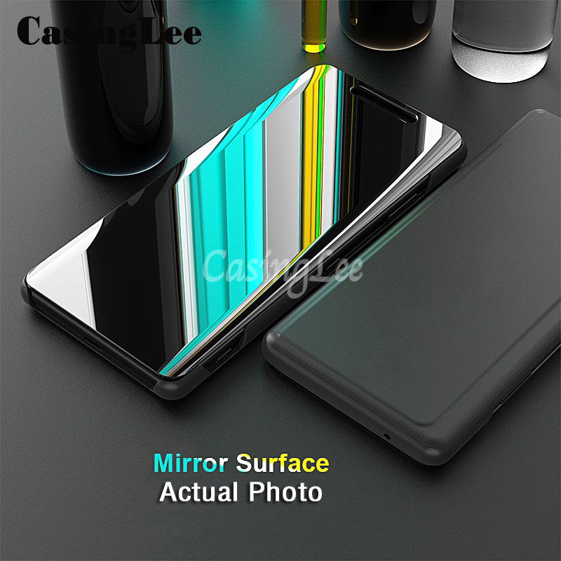 For Samsung Galaxy Z fold 2 phone case Smart View cosmetic mirror cases back flip cover for Galaxy Z fold 2 Z fold2 case. 