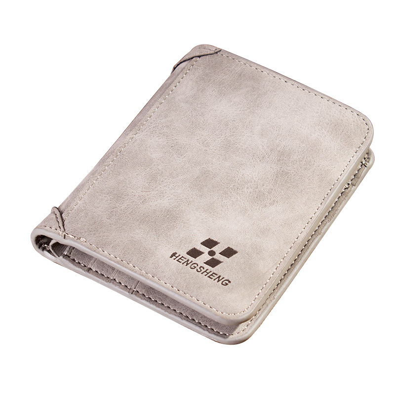 New Short Men Wallets Small Card Holder Photo Holder Vintage Male Purses Engraved Wallets High Quality Leather Men Wallet Clutch