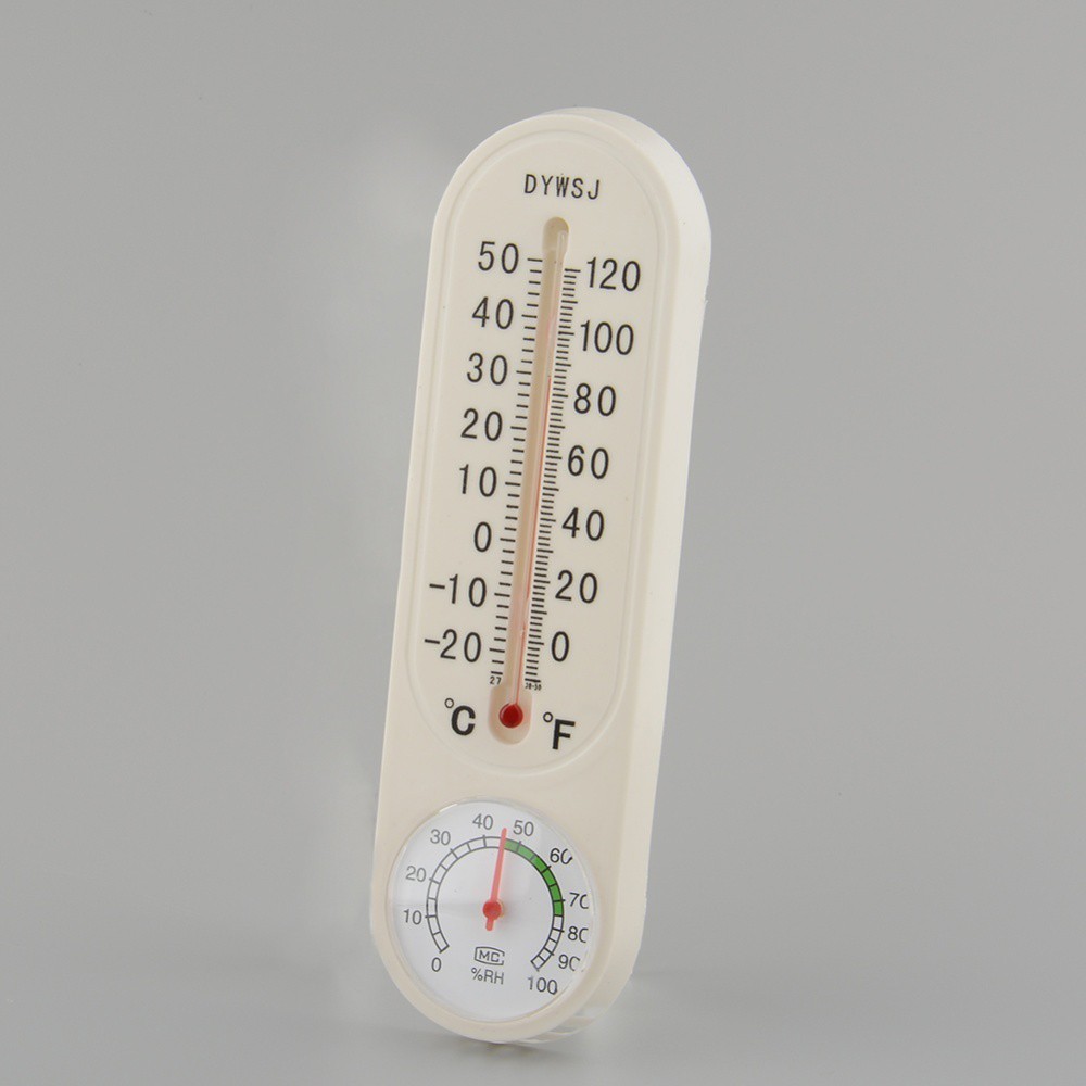 Analog Thermometer Hygrometer Wall-mounted Temperature Humidity Meter. 