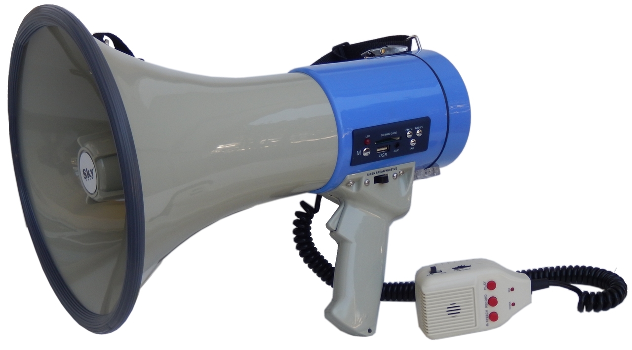 Show ER-66 USB Hand Mike Megaphone with Built-in Siren | Daraz.com.bd