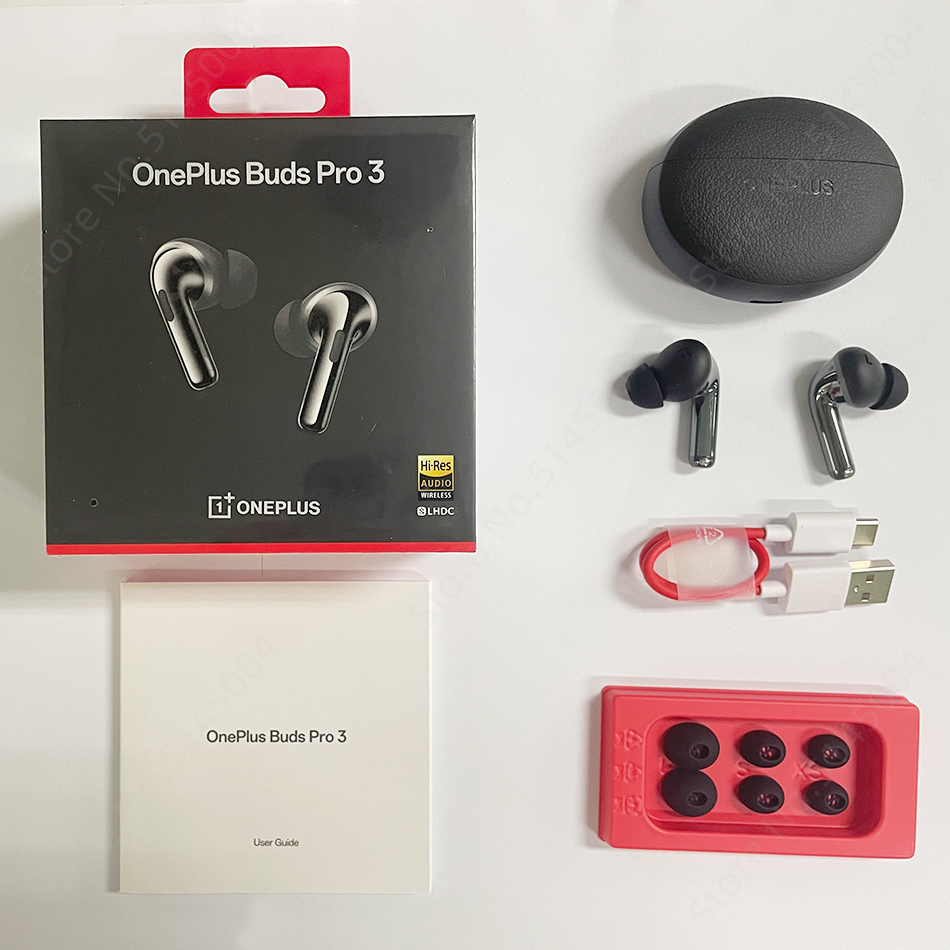 Global Version Oneplus Buds Pro 3 True Wireless Earphone 50dB Active Noise Cancelling TWS Earphone Bluetooth 5.4 IP55 Earbuds. 