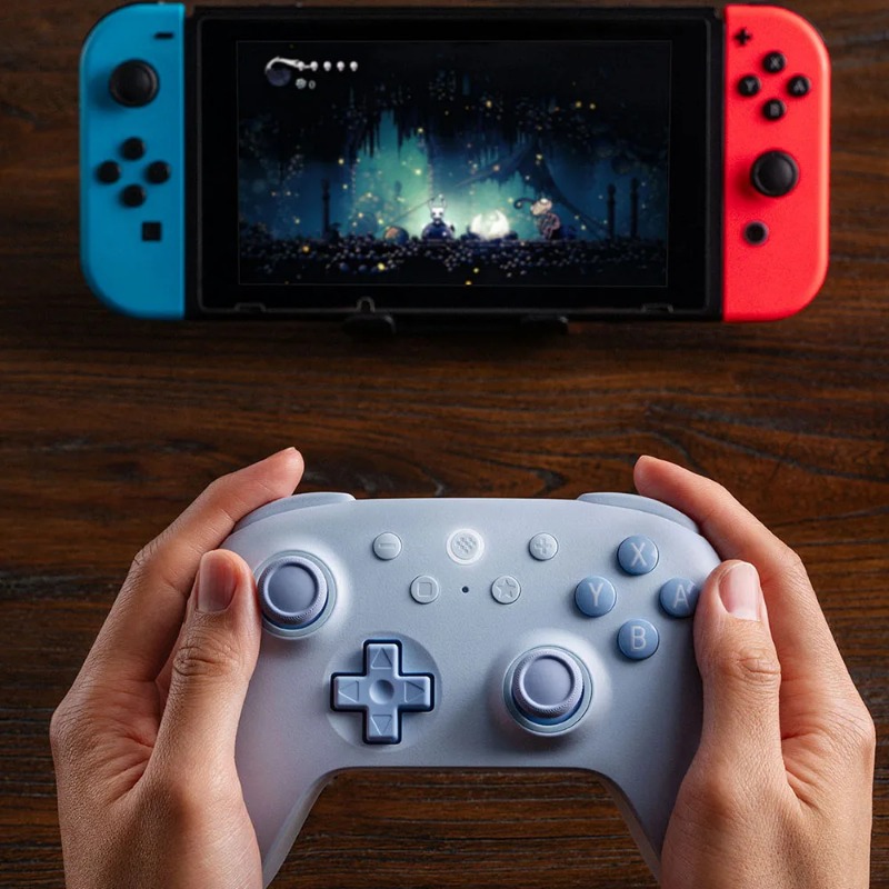 8BitDo - Ultimate 2C Bluetooth Controller Wireless Gamepad with Hall Effect Joystock for Nintendo Switch NS OLED Console. 