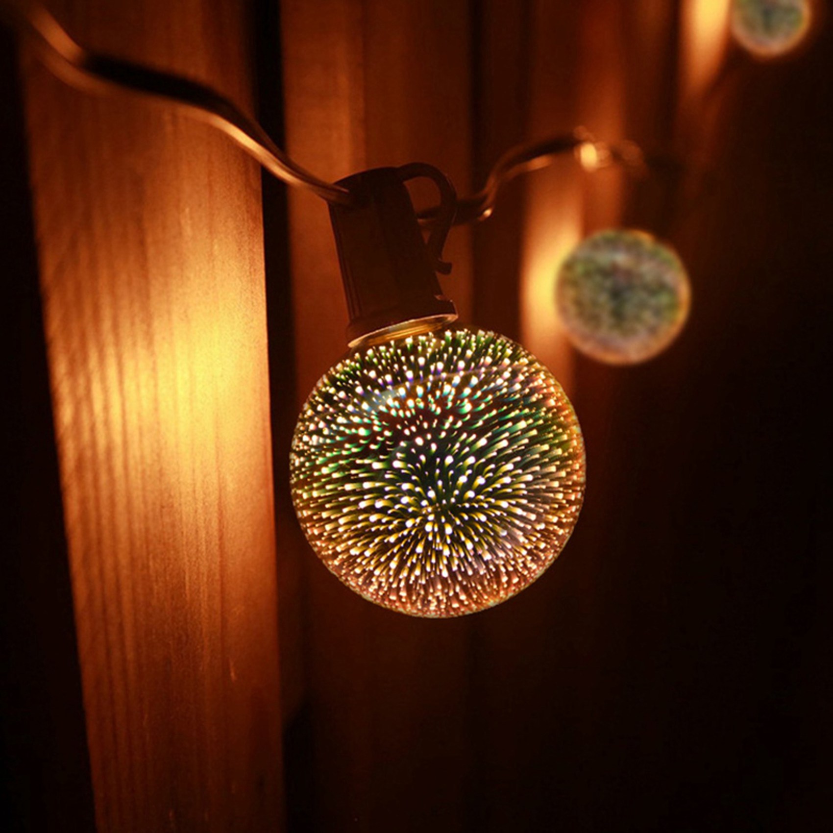 4X LED Infinity 3D Firework Effect LED Bulb LED Light Bulb Decoration Lamp 85-265V E27 Holiday Lights,A60. 