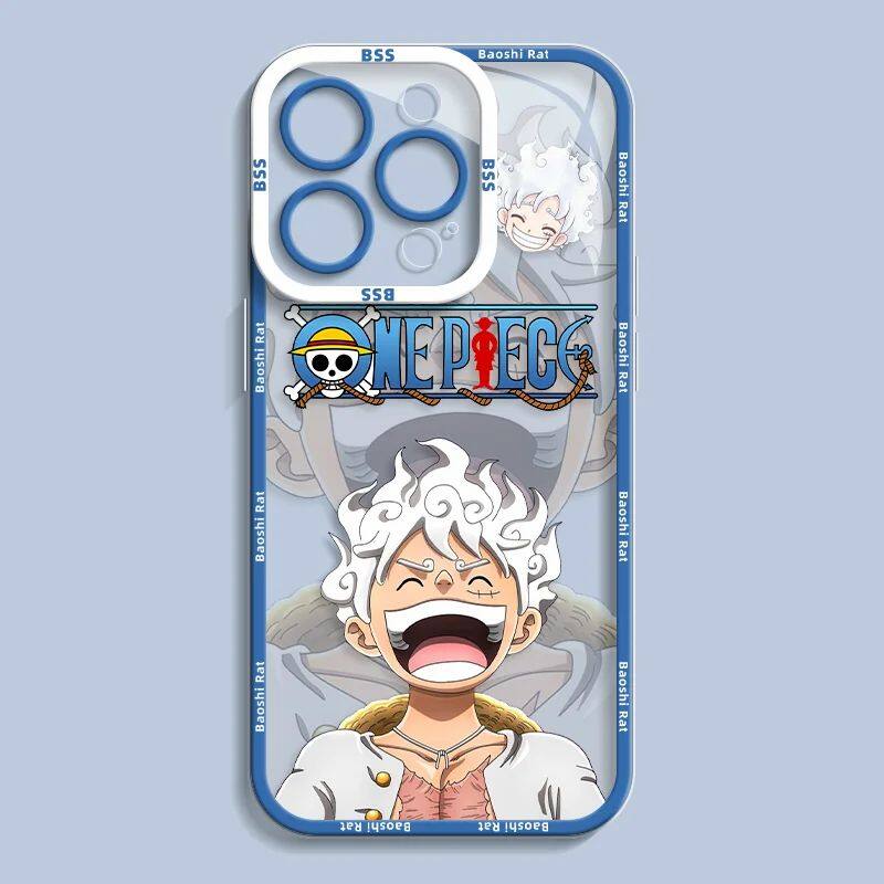 Case Cover For Infinix Smart 8 7 5 6 Plus Tecno Spark GO 2024 Zero 5G 2023 Hot 20 20S 20I 10S 10 9 Play 11 12 Pro Itel S23 Cellphone Case One Piece The Sun God Nica Luffy Soft Clear Casing TPU Camera Protective Full Protection Transparent