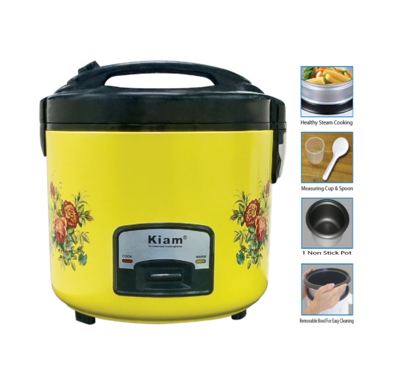 Kiam Rice Cooker Delux (Full Body) 1.8 ltr DFB102