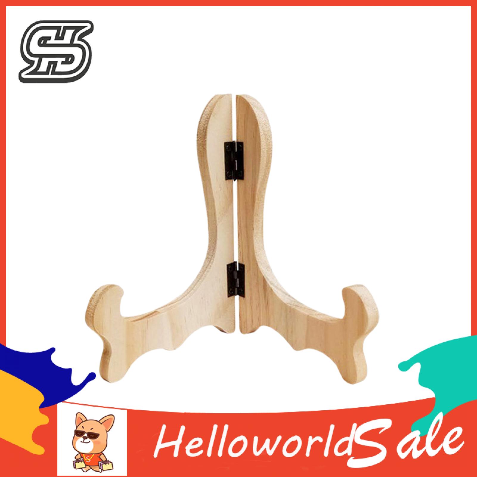 HelloWorld Tea Pancake Holder Wooden Anti-skid Green Tea Cake Display Rack