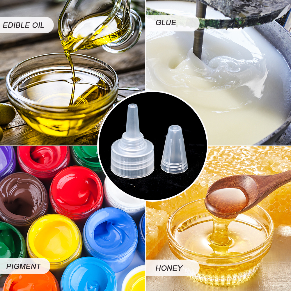 500ml/1000ml Kitchen Pointed Nose Clear Squeeze Sauce Bottle Sealable. 