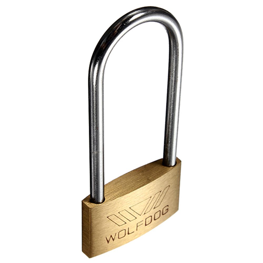 New Brass Padlock Long Shackle Travel Luggage/Suitcase/Gate Lock Security 3 Keys. 
