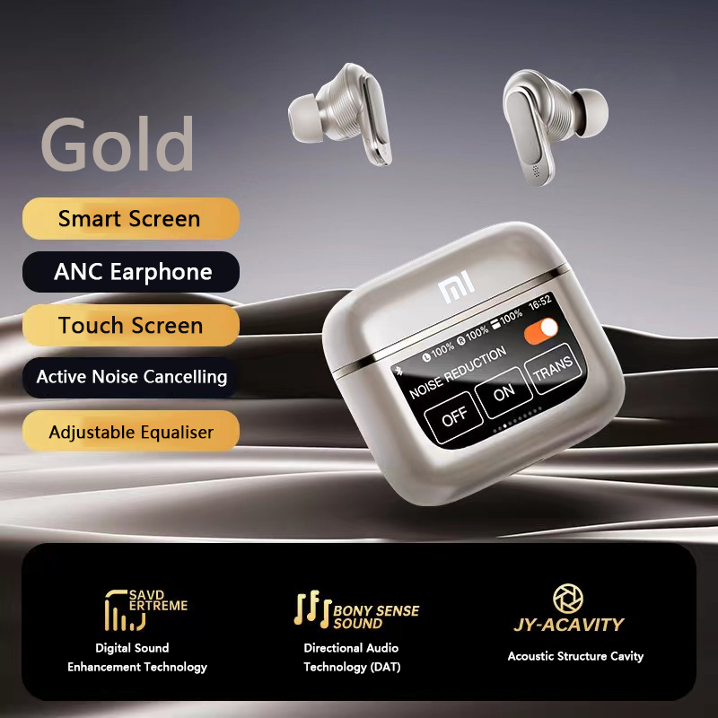 Xiaomi TWS V8 ANC+ENC Earphone True Wireless Bluetooth Noise Cancelling Headphone In Ear Touch Screen Headset With Mic Earbuds. 