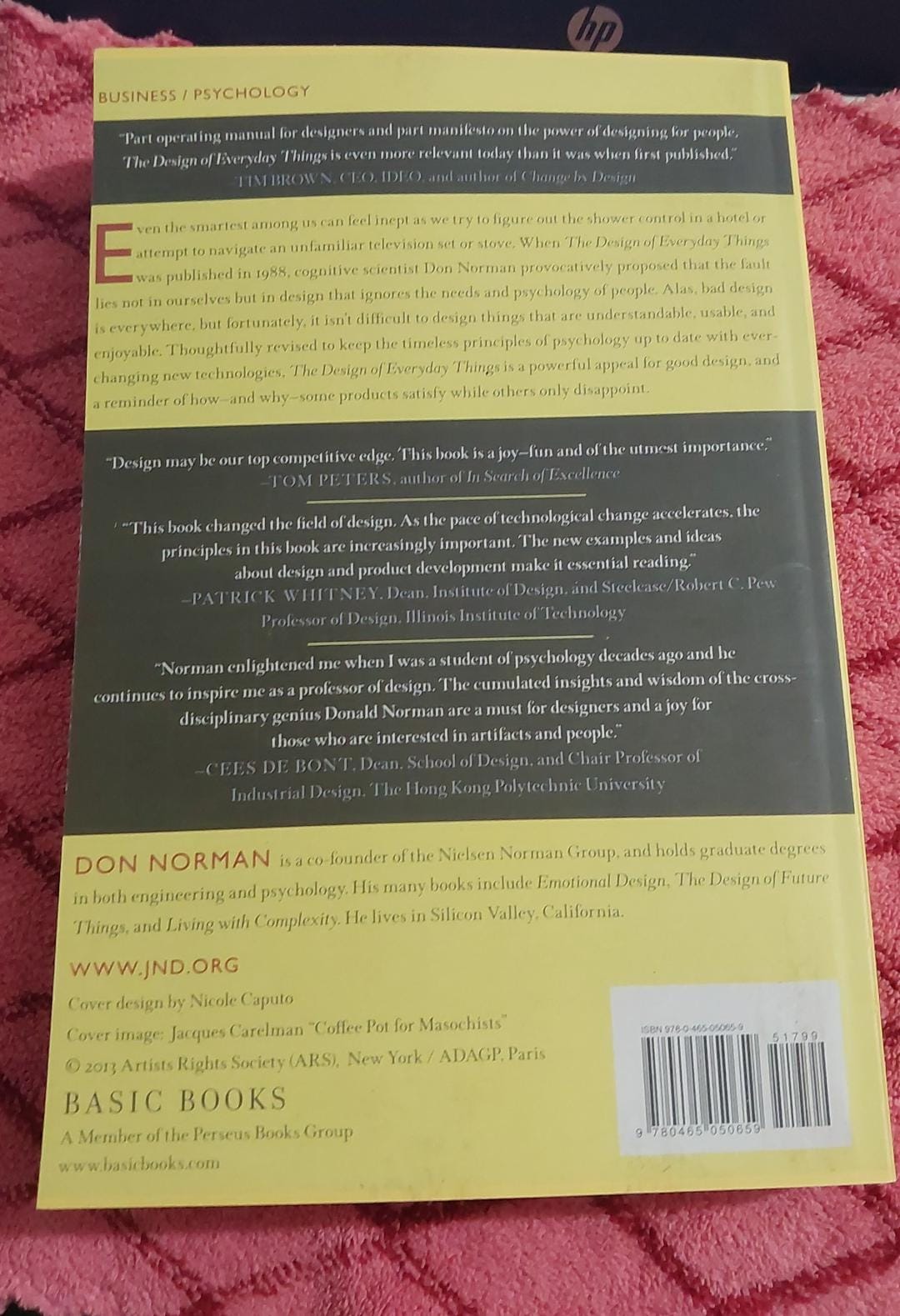 The Design of Everyday Things by Don Norman - Premium - Paperback. 