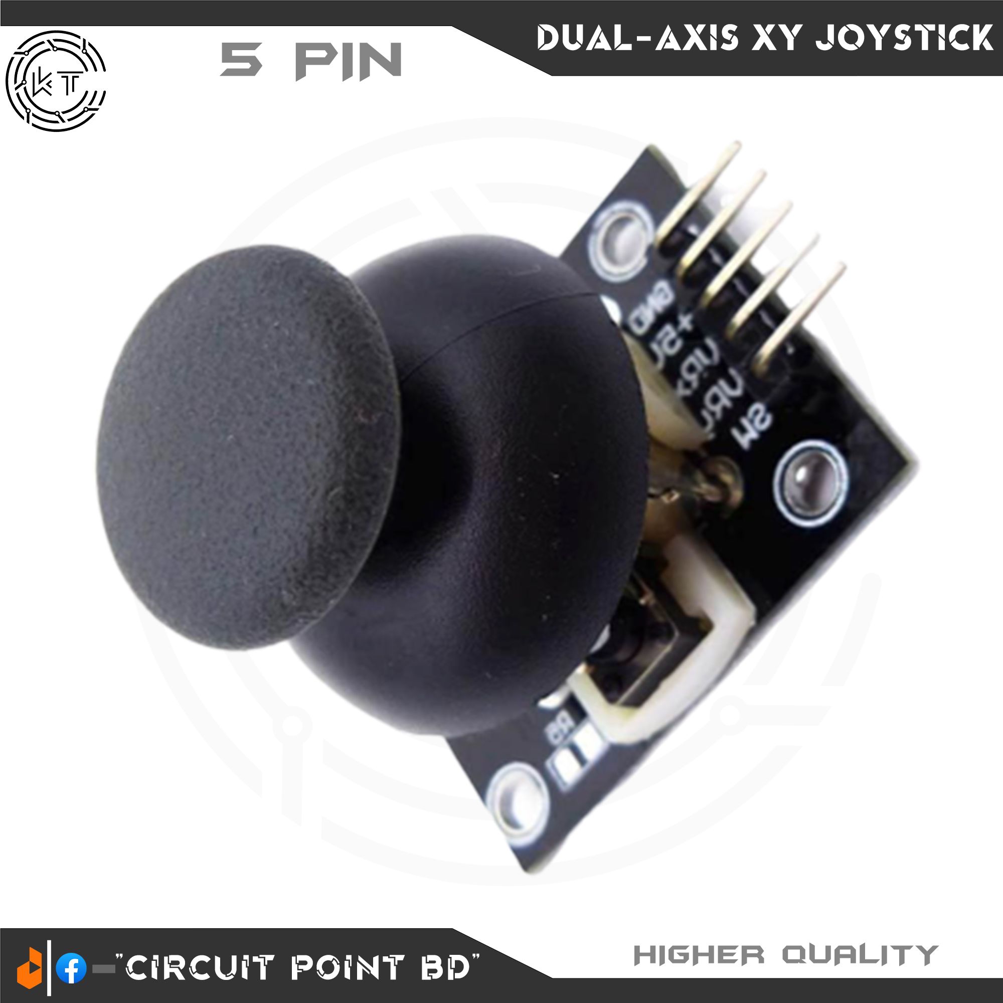 Dual Axis XY Joystick Breakout Module 5 Pin DC 5V Ps2. KY-023 Joystick Control Lever Sensor For Arduino/ESP/Raspberry Pi or DIY Electronics Project.. 