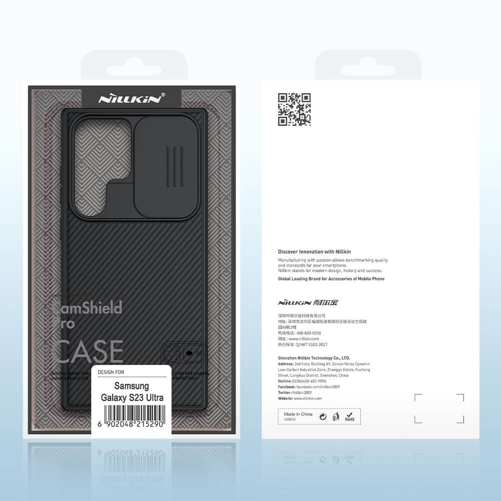 Nillkin Galaxy S23 Ultra Case CamShield Pro For Samsung Galaxy S23 Ultra Case with Slide Camera Cover Slim Rugged Phone Case For Samsung S23 Ultra 5G 2023 6.8'' Black. 