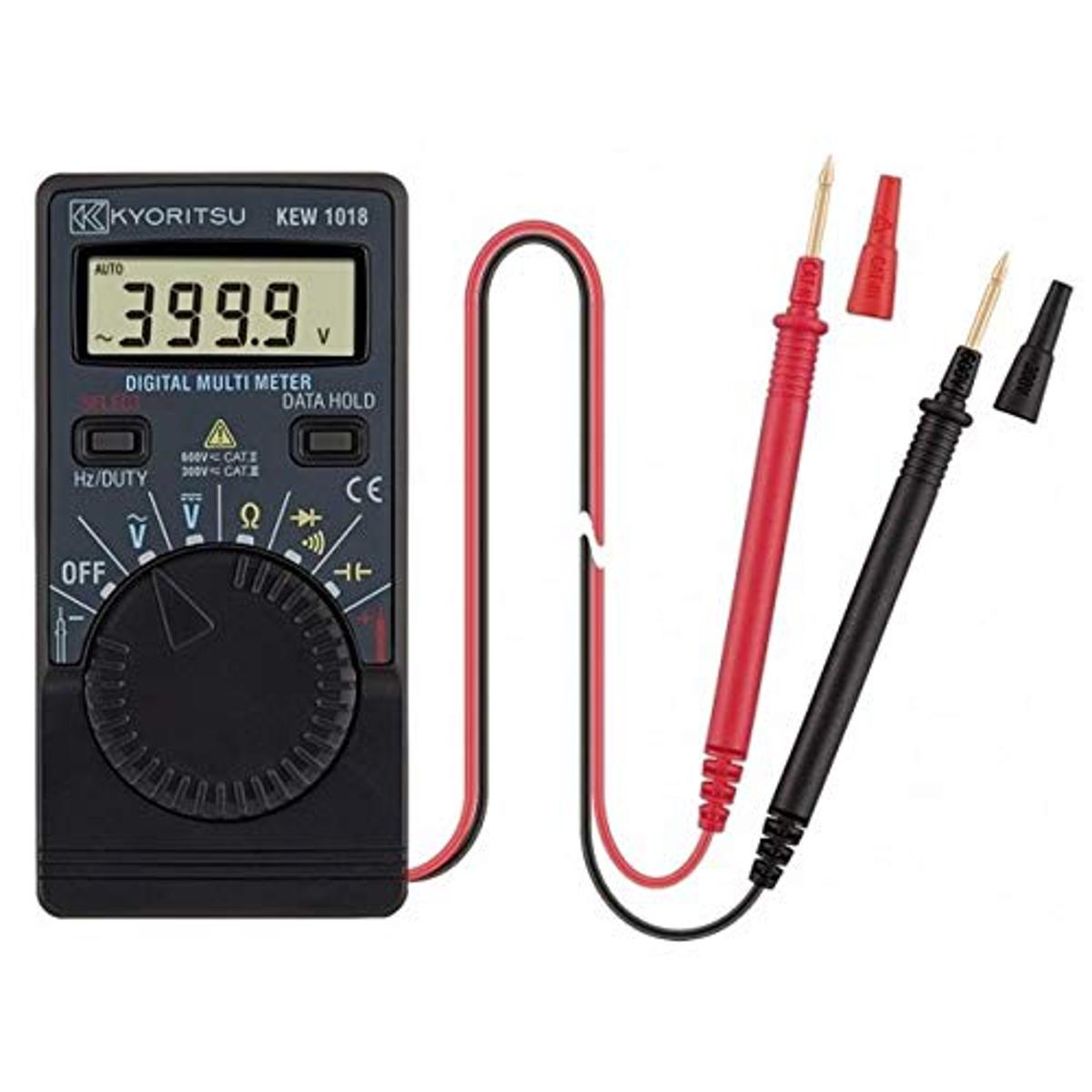 Kyoritsu Kew 1018H Digital Multimeter Plam Size 600V ac 600V dc - Kings Trading. 