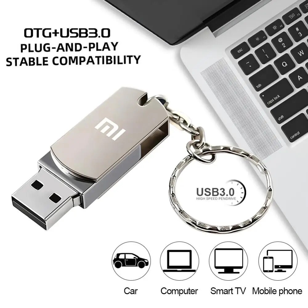 Xiaomi Metal 16TB USB Disk Flash Drive USB 3.0 High Speed File Transfer 8TB 4TB Ultra-large Capacity Waterproof Mechanical Style. 